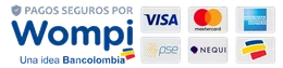 Wompi logo, the secure payment platform